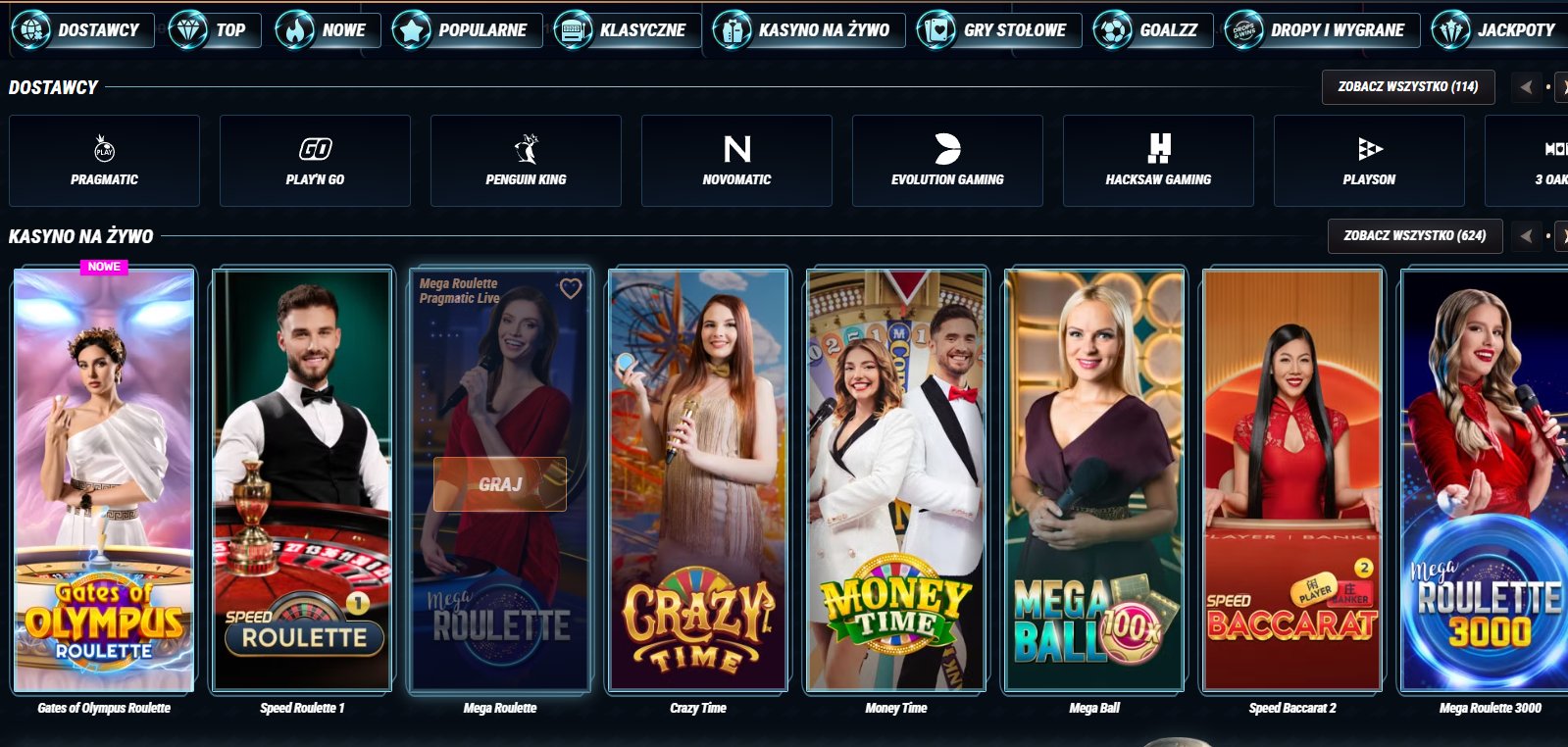 Golazzo Casino gry